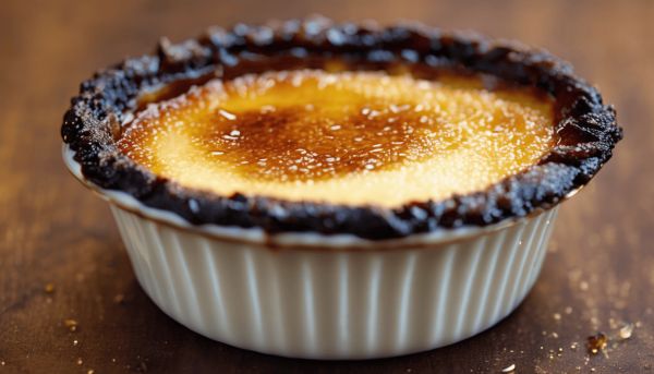 La crème brûlée contient en moyenne 404 calories par portion